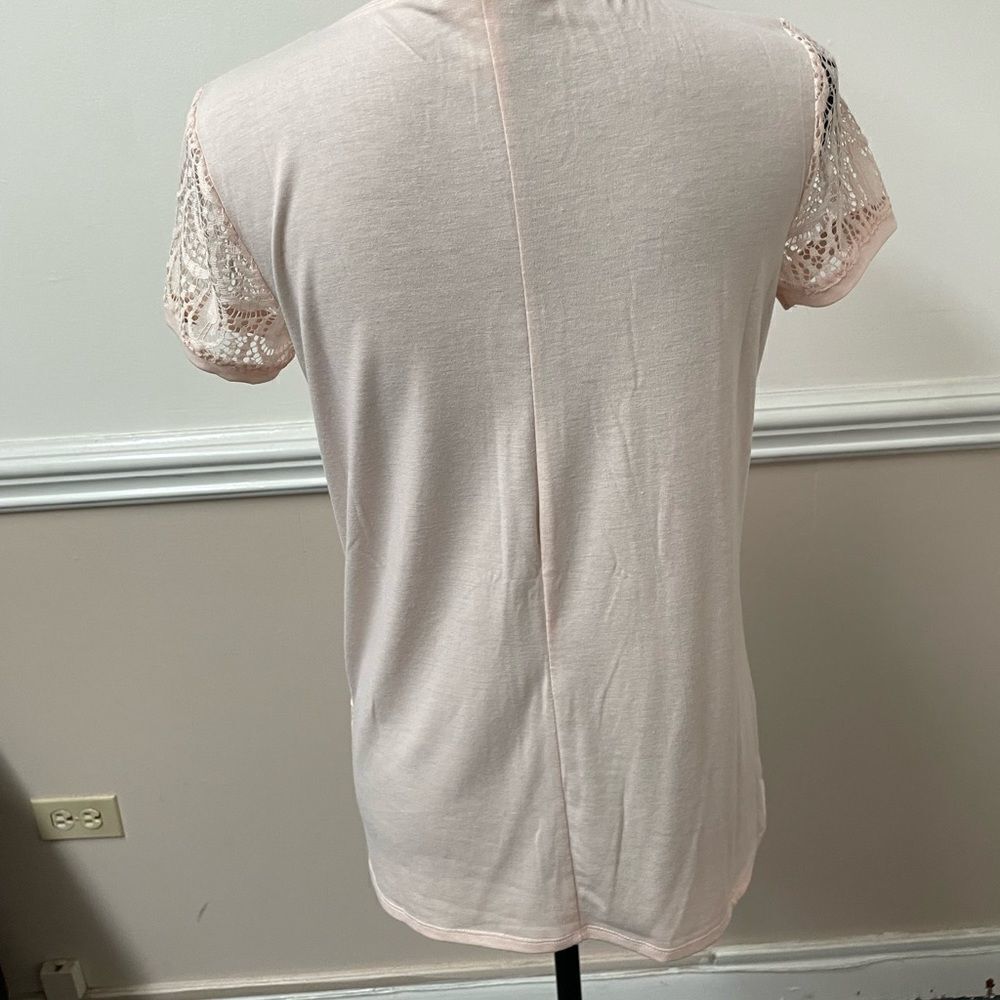 Isela Lace Front Tee - Picture 2 of 4